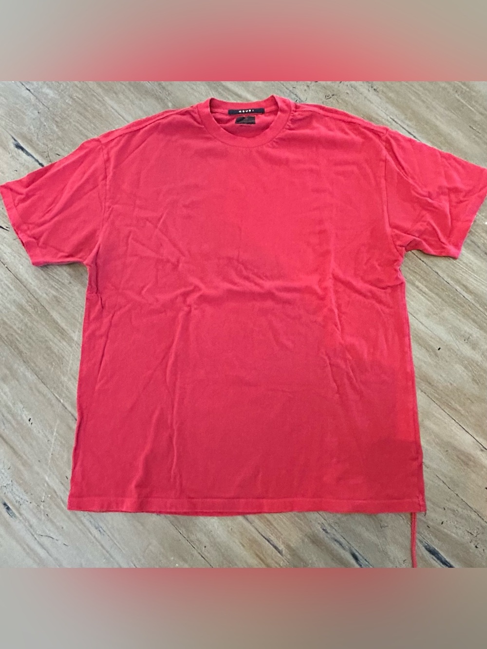 Ksubi Men's Red Crewneck Tee